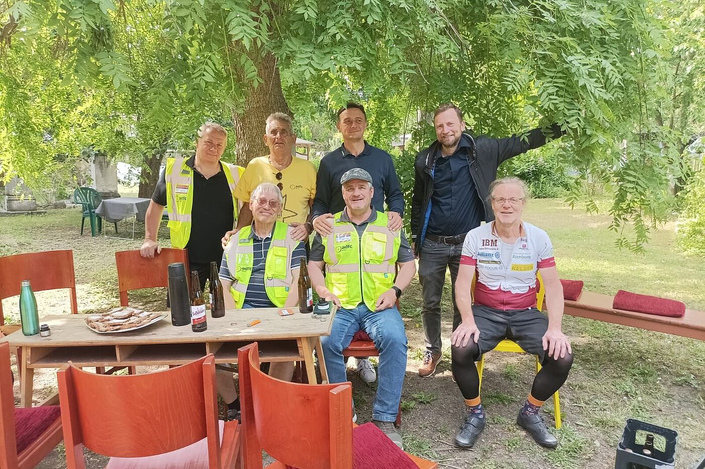 Gruppenbild ADFC Ostharz und AGFK