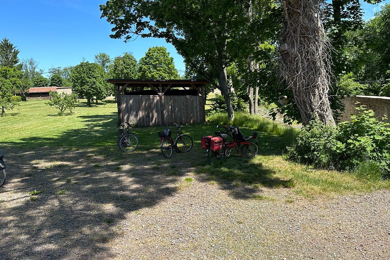 Pause und Imbiss auf der Huysburg
