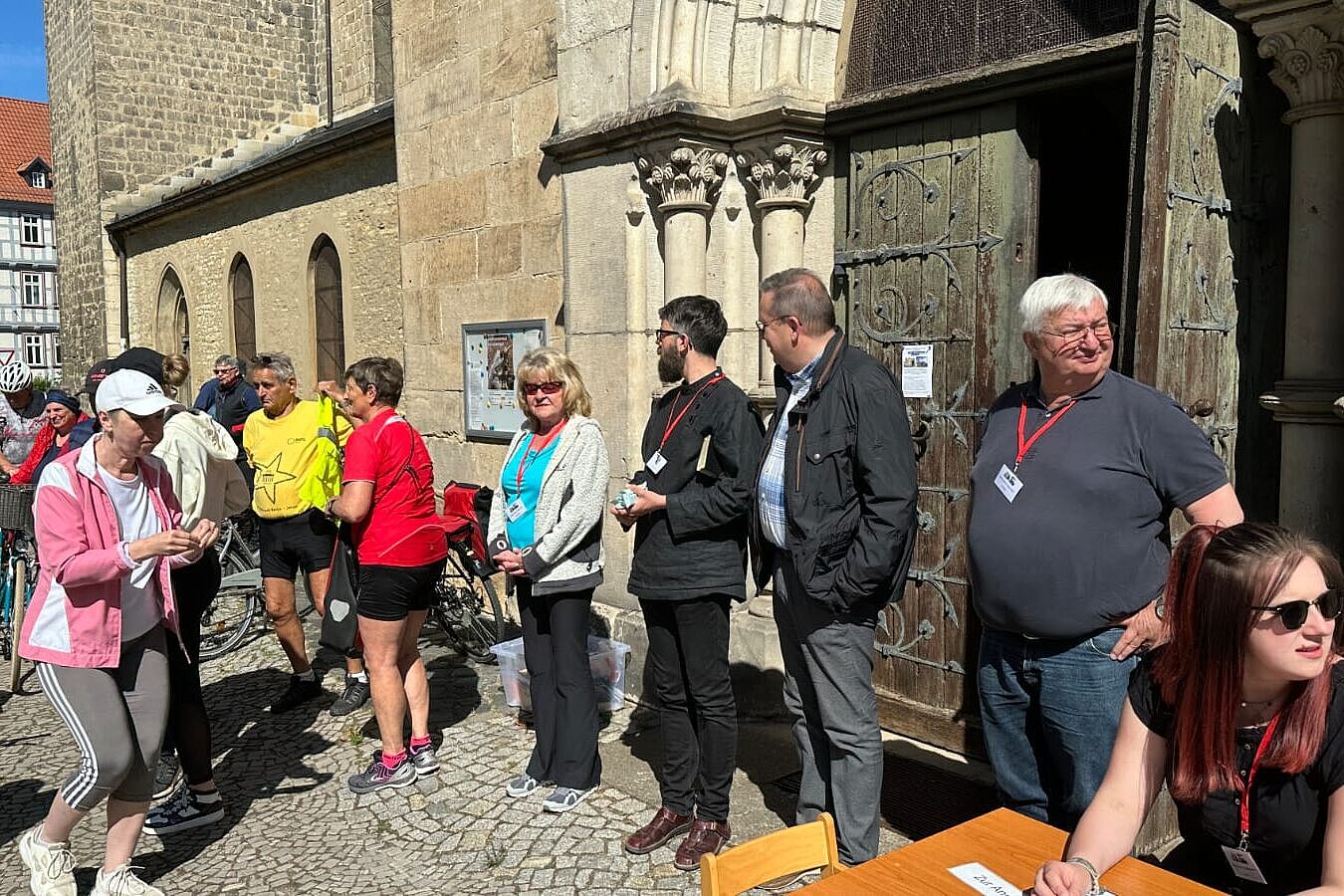 Vor der Pilgerradtour