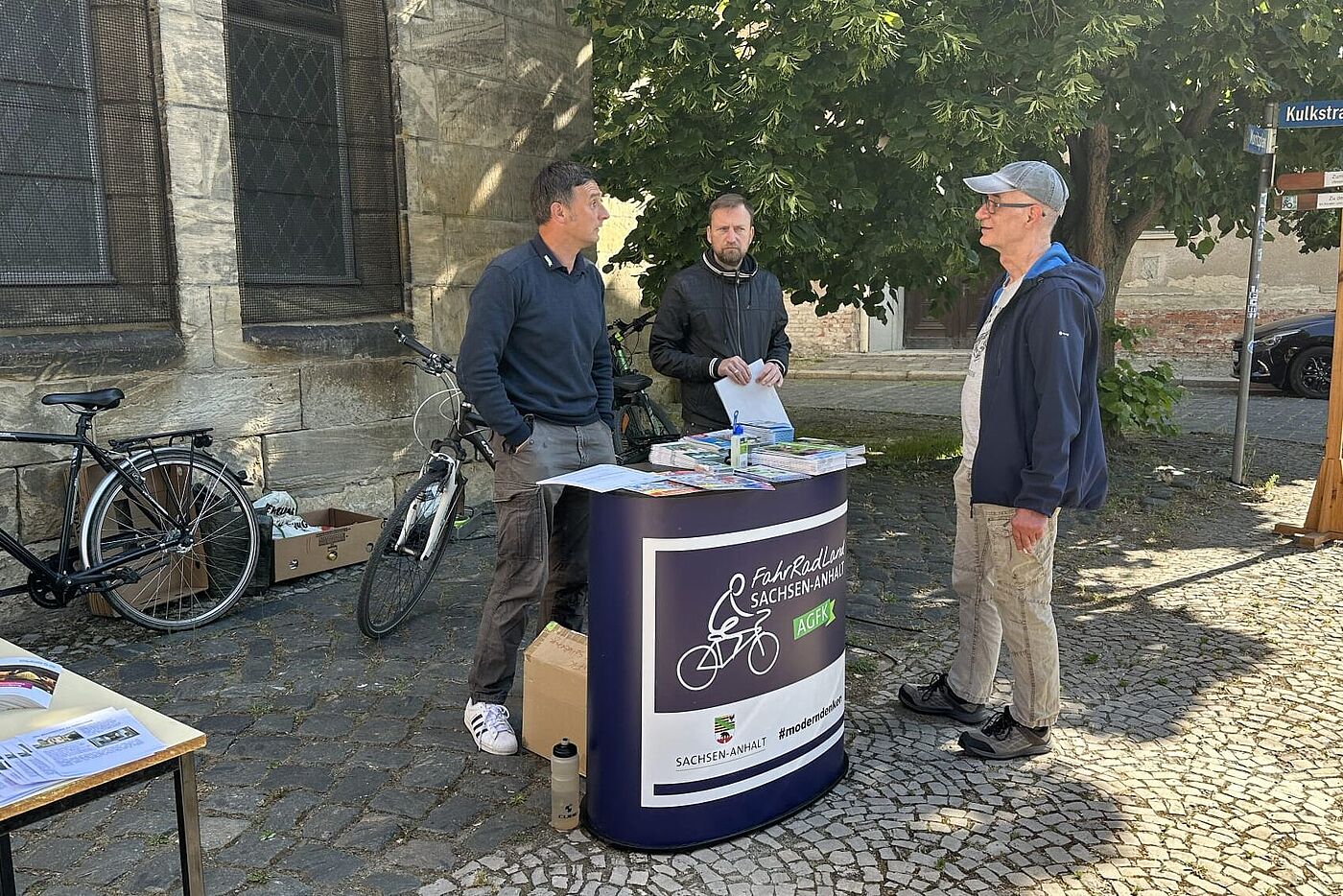 Vor der Pilgerradtour