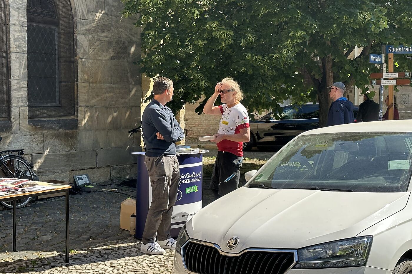 Vor der Pilgerradtour