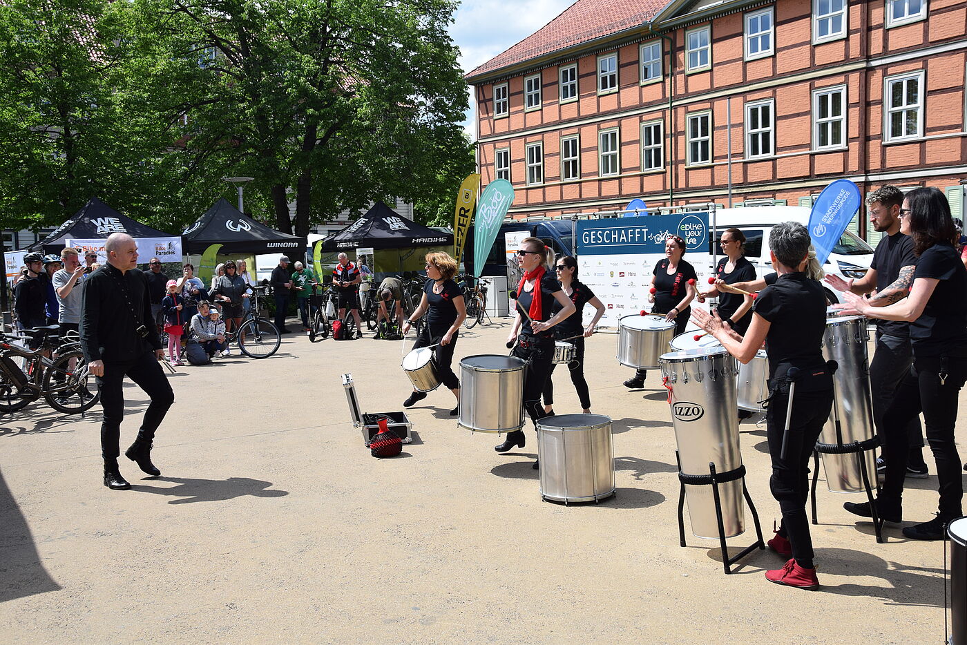Trommelgruppe "Baraban" in Action