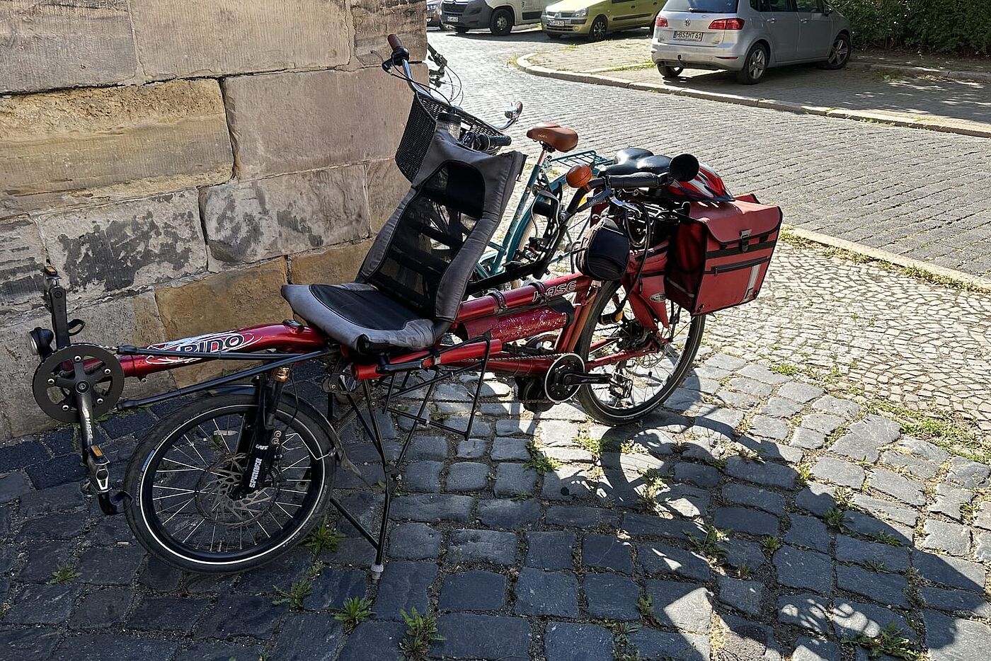 Vor der Pilgerradtour