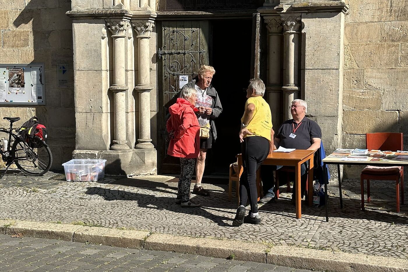 Vor der Pilgerradtour