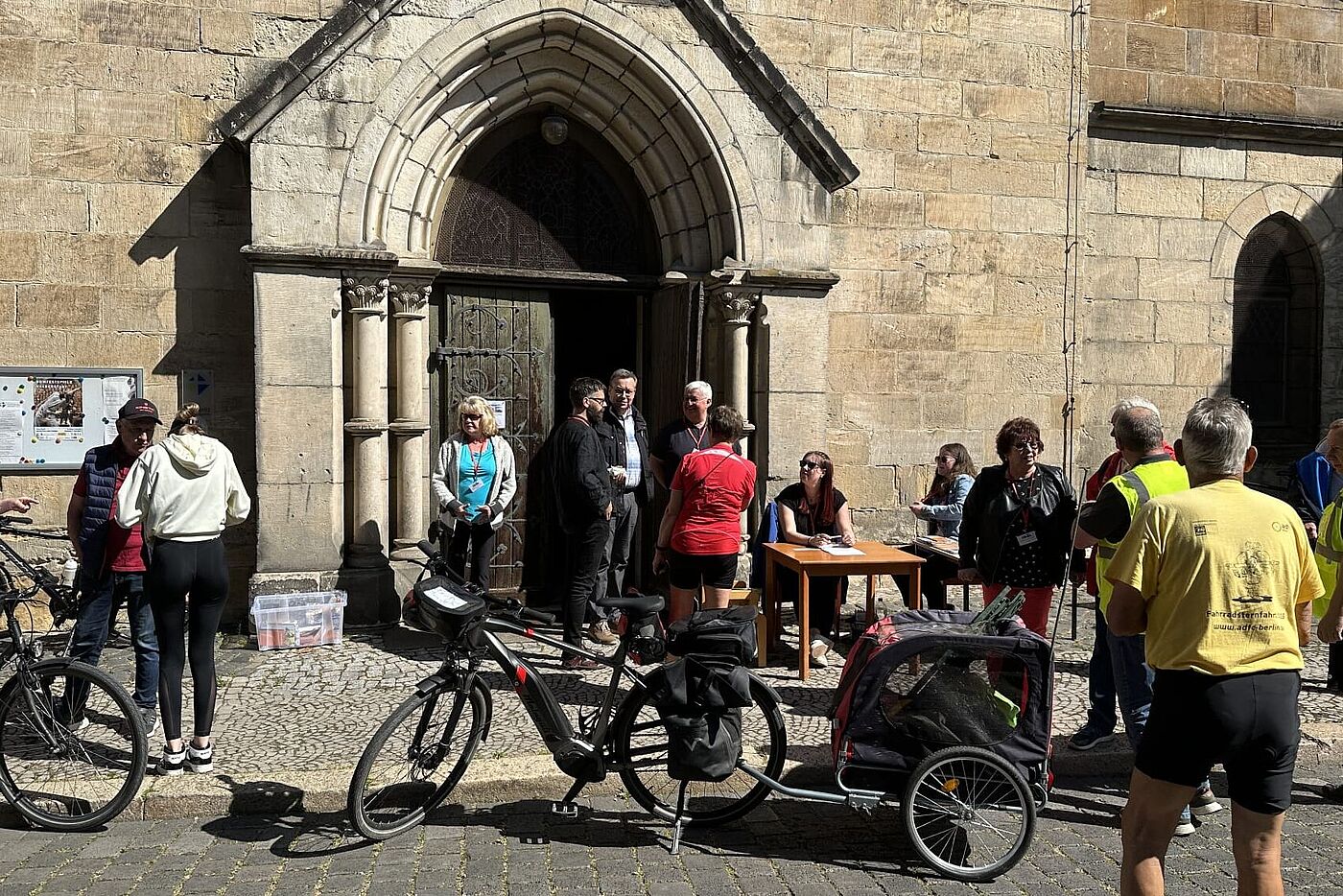 Vor der Pilgerradtour