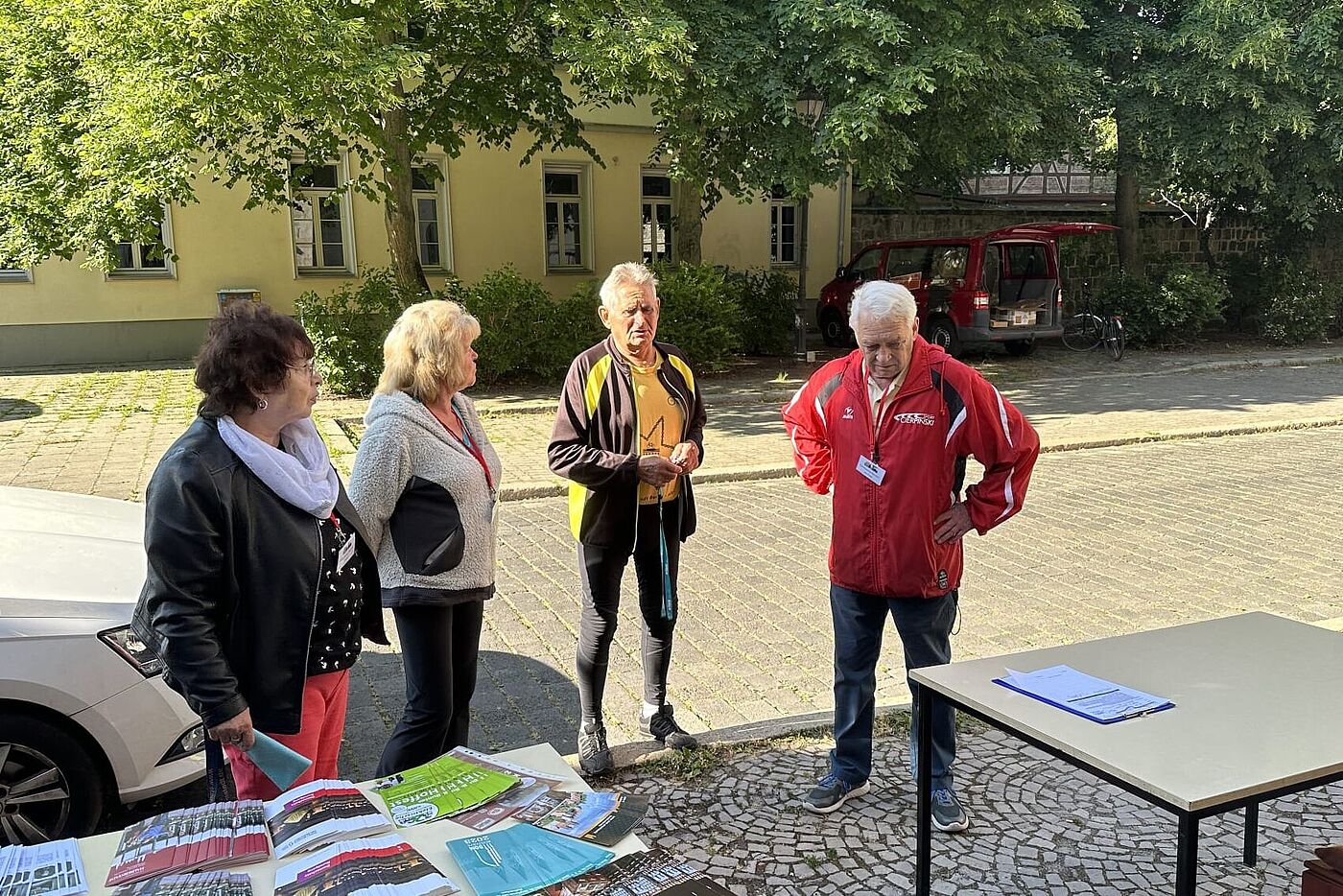 Vor der Pilgerradtour