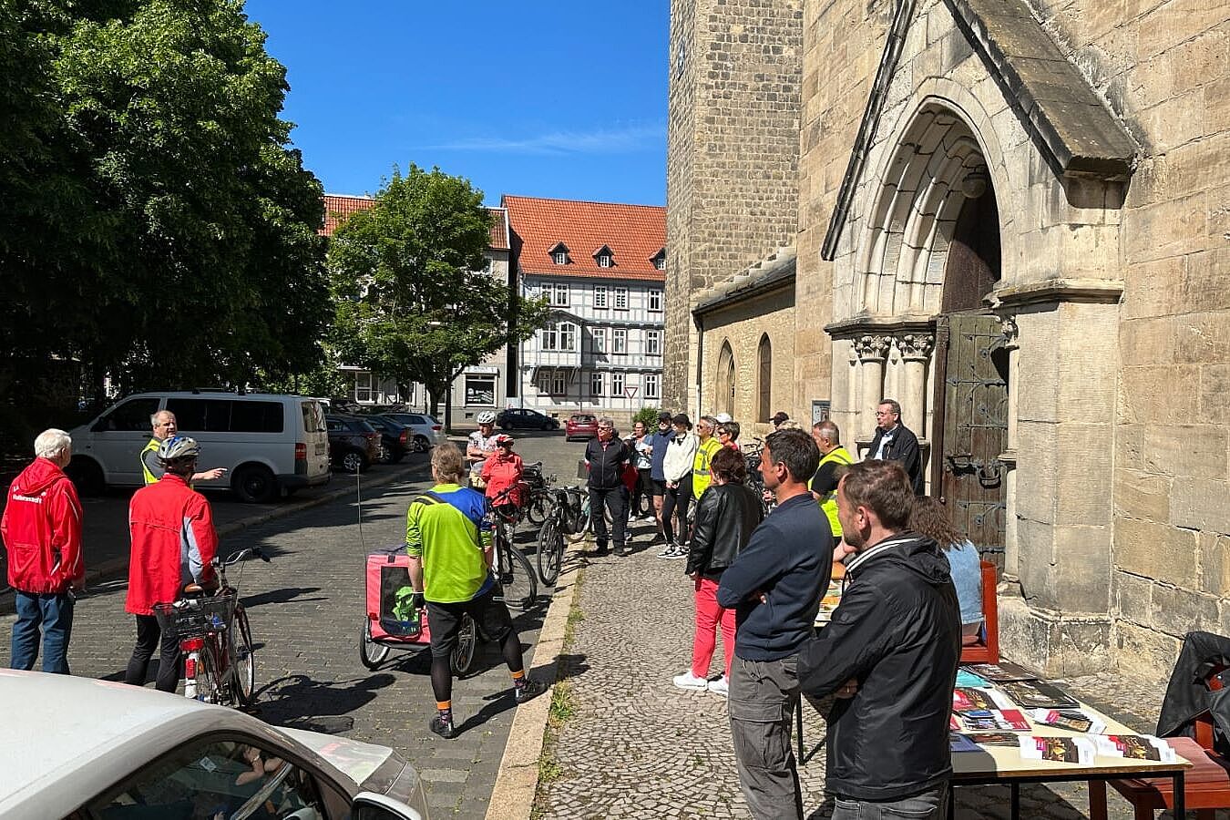 Vor der Pilgerradtour