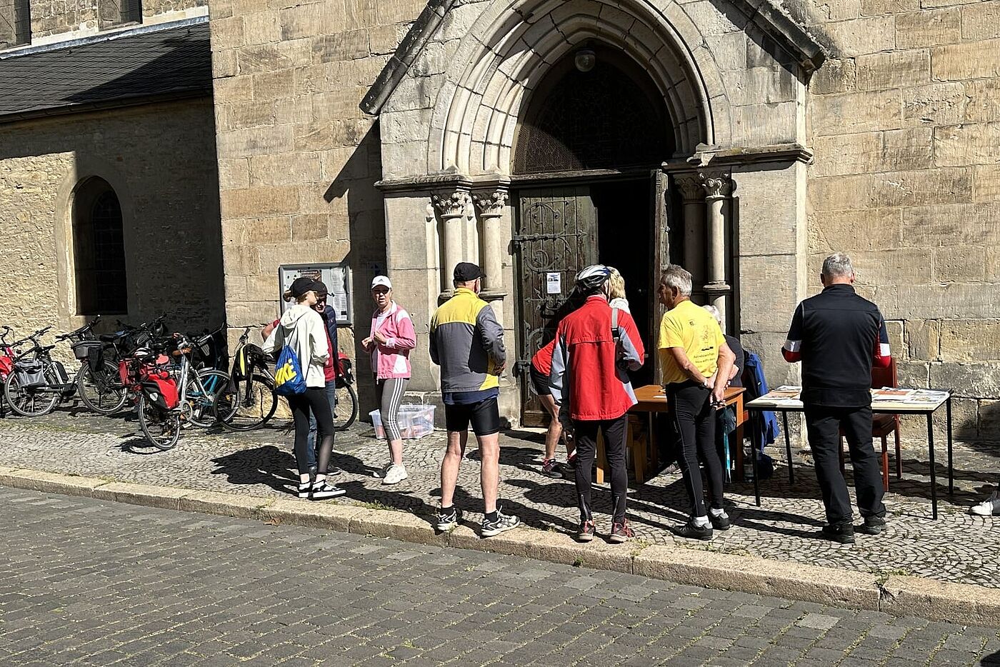 Vor der Pilgerradtour