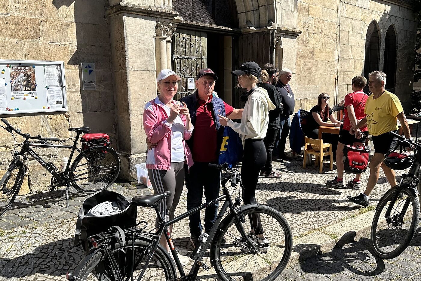 Vor der Pilgerradtour